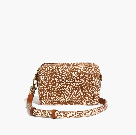 Madewell Handbags - Madewell the transport camera bag animal spot calf hair edition